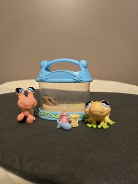 Littlest Pet Shop Portable Terrarium Habitat With Pets